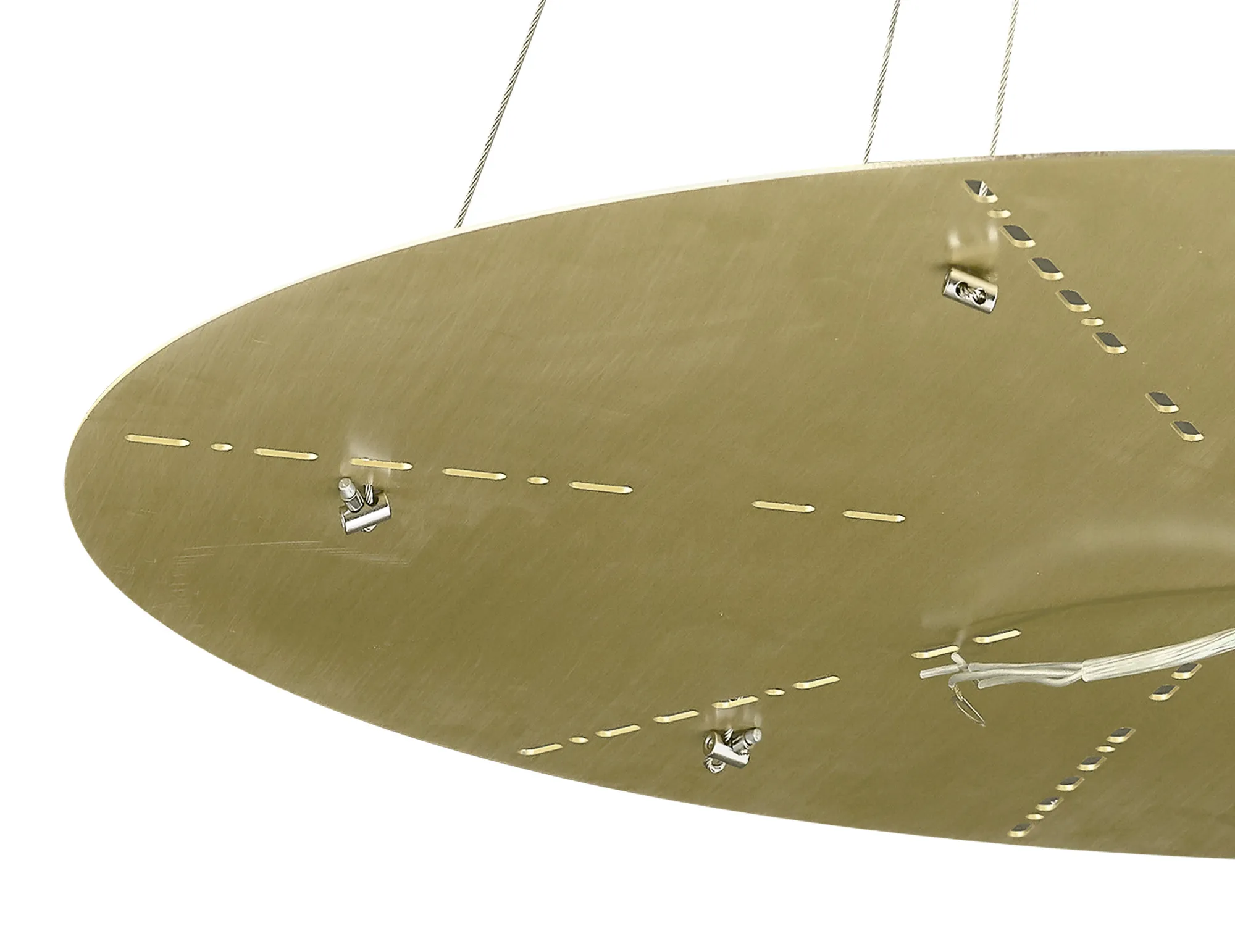 Lowan 790mm 3m Suspension Plate (Max Load 40kg) Painted Brushed Gold D0669  Deco Lowan Painted Gold